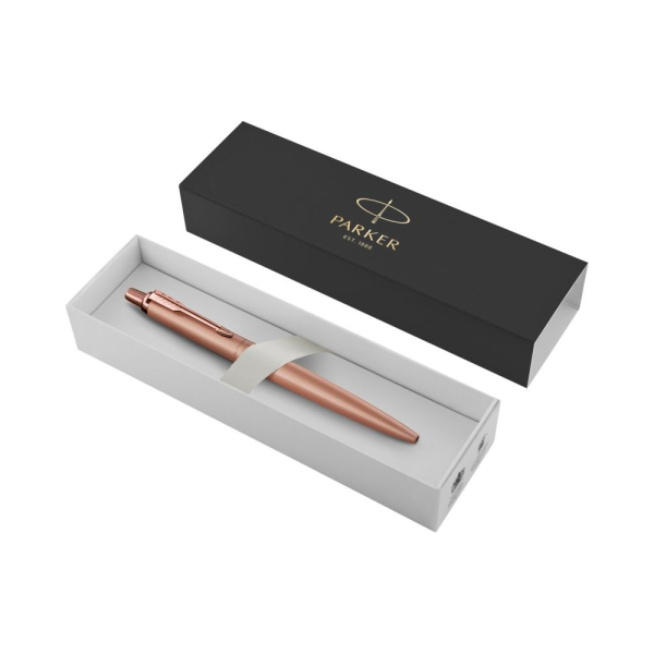 Balpen Parker Jotter Copper met gravure - verpakking