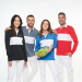 Bicolor rugby-polo met lange mouwen - verschillende kleuren