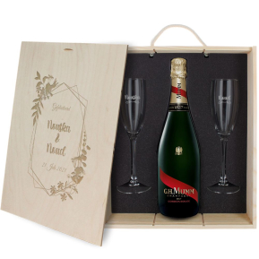 Champagne pakket met glazen - Bruiloft