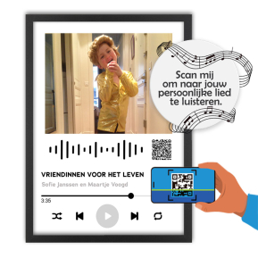 Gepersonaliseerd lied in fotolijst