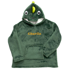 Hoodie deken dinosaurus voor kinderen