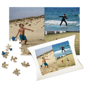 Puzzel met foto collage - groot - 120 stukjes